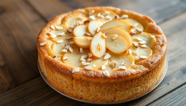 Gâteau moelleux à la poire et aux amandes : la recette facile qui ravira vos papilles