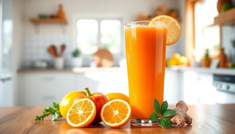 Jus detox pomme-carotte-citron-gingembre : la boisson revitalisante aux multiples bienfaits