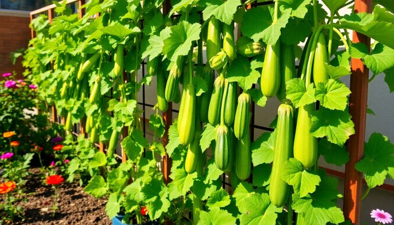 La cucurbitacée verticale : cultivez des kilos de courgettes sans sacrifier votre espace jardin