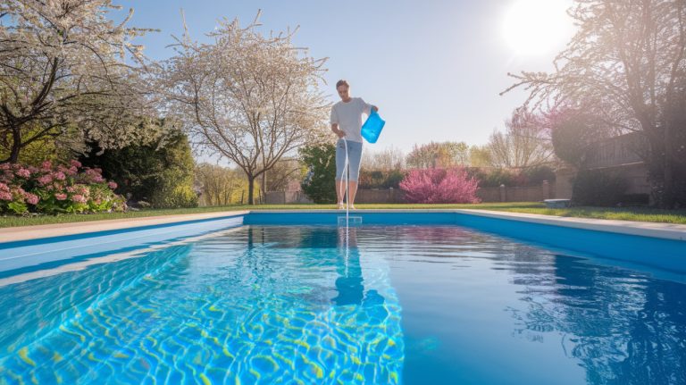 Le geste d'avril qui sauvera votre piscine de l'eau verte en mai