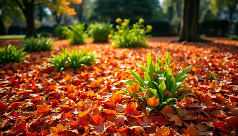 Paillage gratuit : comment utiliser les feuilles mortes pour protéger votre jardin