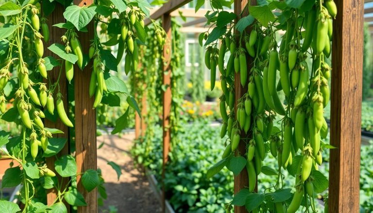 Pois grimpant : récoltez en abondance grâce à ce légume qui escalade les treillis dès mai
