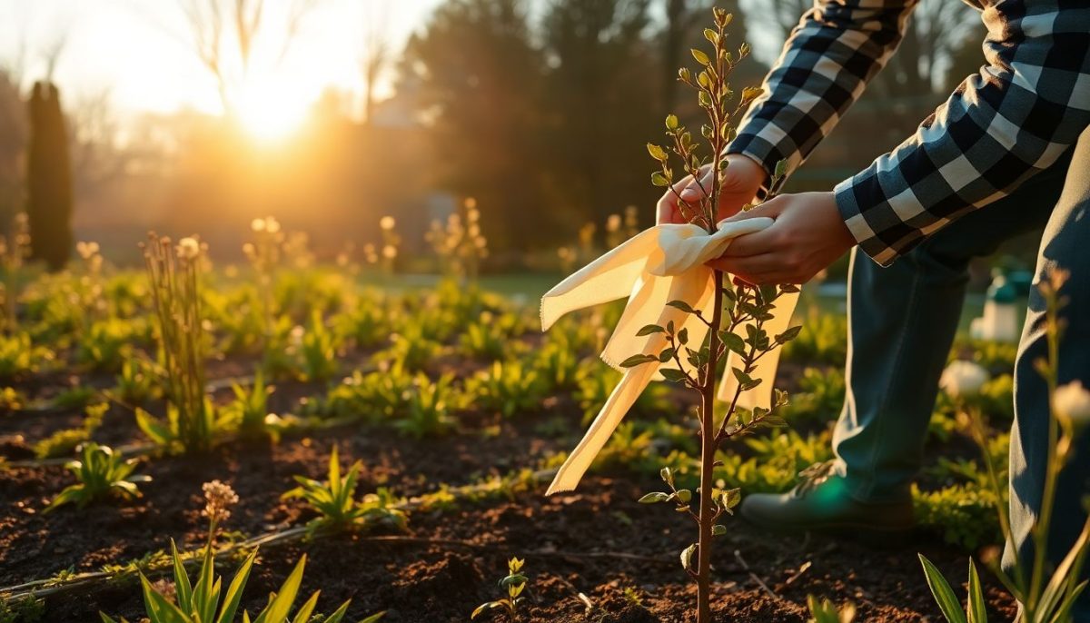 Protégez vos jeunes arbres des coups de soleil : le geste essentiel à faire en avril