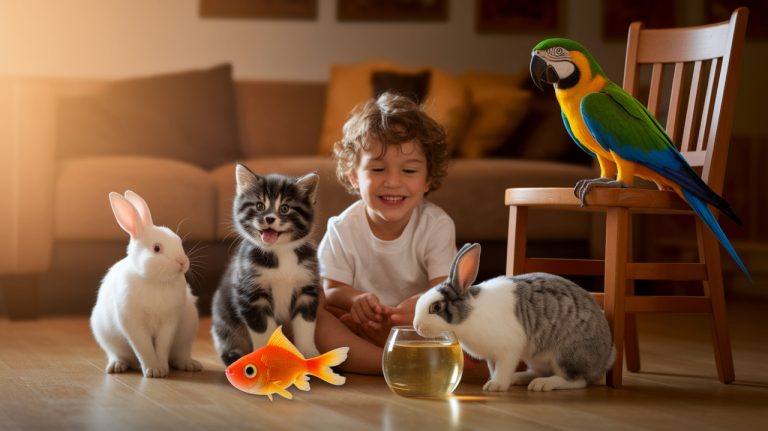 Quel animal de compagnie choisir pour son enfant ? 5 compagnons idéaux pour débuter