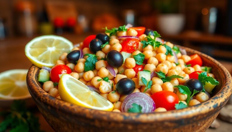 Salade de pois chiches méditerranéenne : la recette rapide qui sauve les soirs de flemme