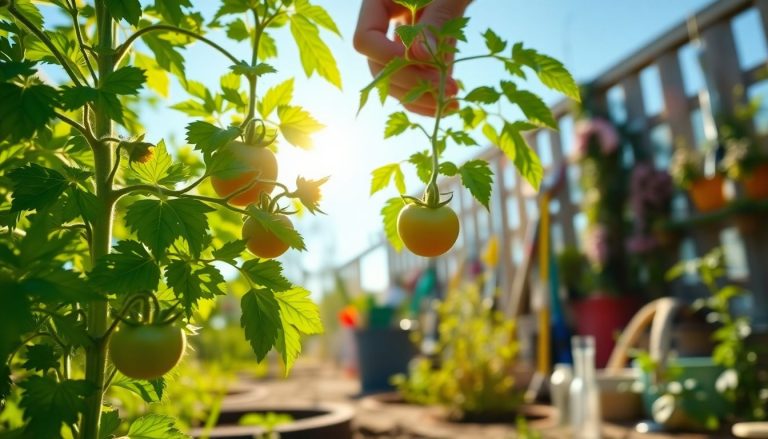 Secouez vos plants de tomates en avril : le geste qui booste votre récolte naturellement