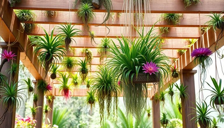Tillandsia : la plante aérienne qui transforme votre pergola en oasis sans entretien