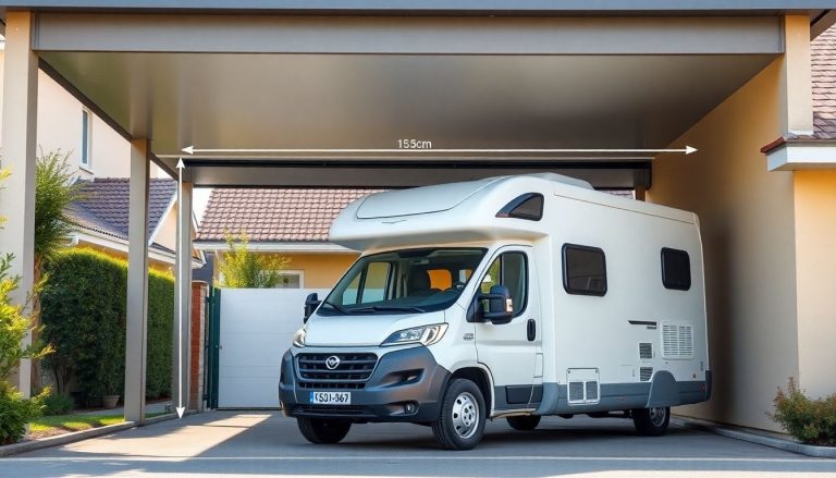 Hauteur d'entrée de garage : le détail crucial que tout acheteur d'abri camping-car néglige