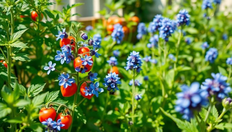 La bourrache au potager : un allié naturel pour vos tomates, un régal pour les abeilles et un trésor en cuisine