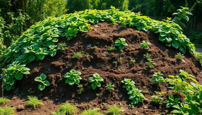 La butte de permaculture : solution naturelle pour retenir l'humidité et cultiver la patate douce