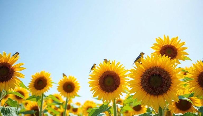 Le tournesol : une plante facile à cultiver qui fait le bonheur des oiseaux