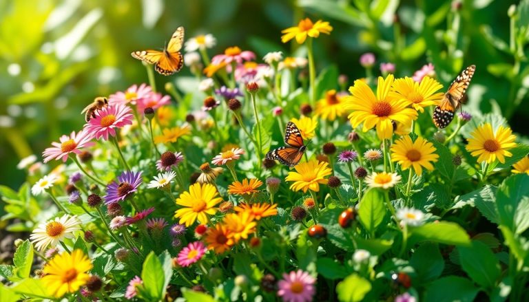 Mini-écosystème fleuri : un paradis de biodiversité avec un simple mélange de semis