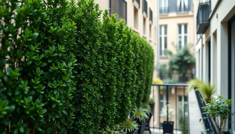 Plantes en colonne : créez une barrière végétale élégante dans un espace limité