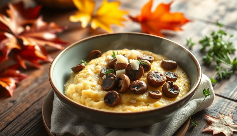 Polenta crémeuse aux champignons et herbes fraîches : un plat réconfortant aux saveurs d'automne