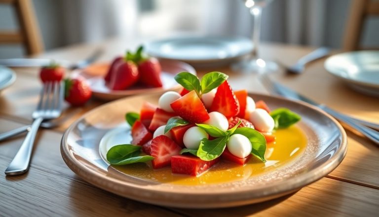 Tartare de fraises au basilic et mozzarella : l'accord sucré-salé qui va surprendre vos invités