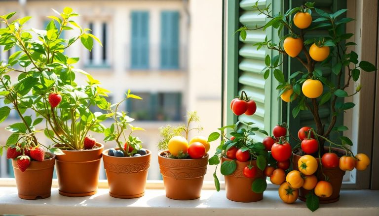 Top 5 des fruits miniatures à cultiver en pot pour un balcon gourmand