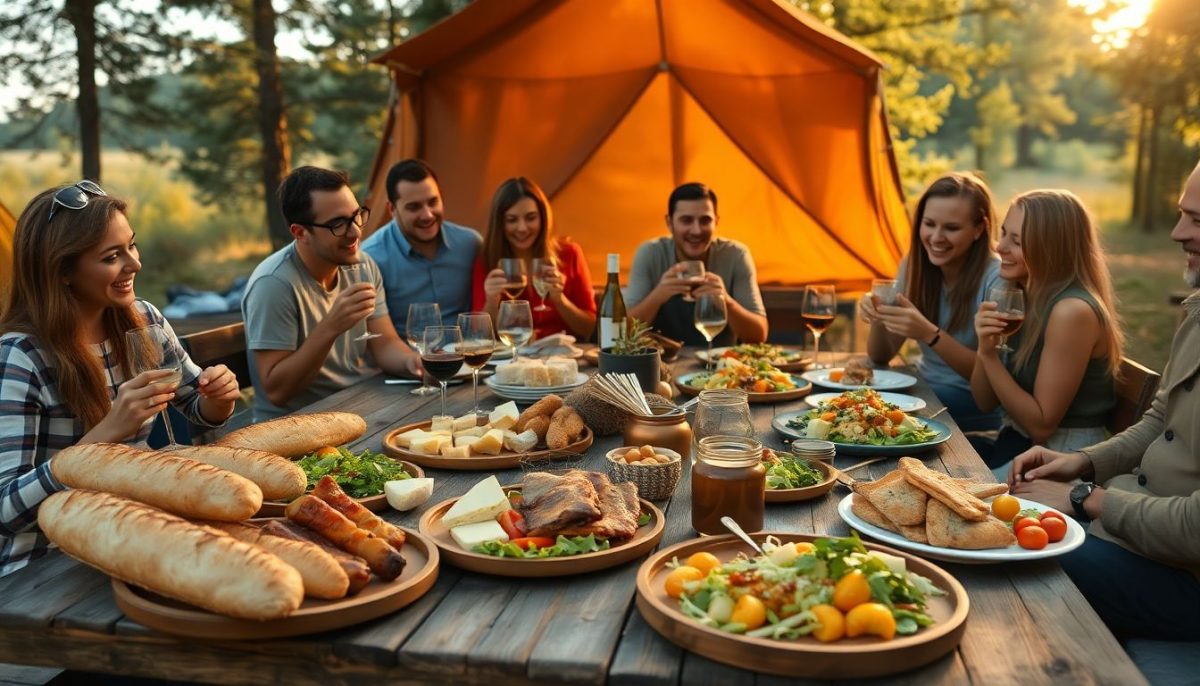 Camping gourmand : 15 recettes savoureuses pour régaler vos papilles en pleine nature