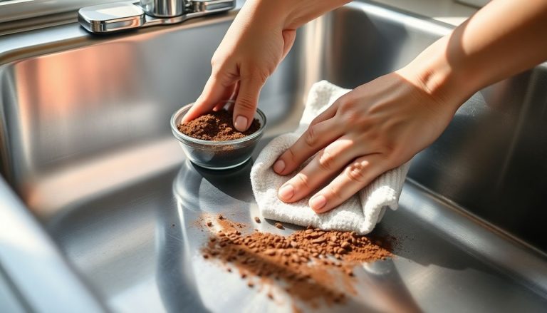 Ce mélange au marc de café fait briller l'inox mieux que tous les produits du commerce