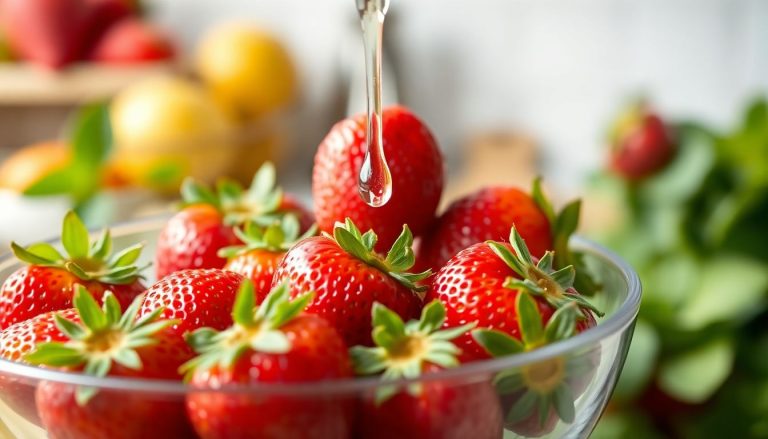 Ce simple filet de vinaigre sur vos fraises révolutionne leur conservation : +5 jours garantis