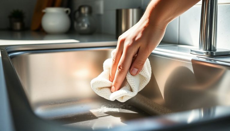 Cette astuce anti-calcaire ne coûte rien, se fait en 1 minute, et garde l'évier brillant une semaine