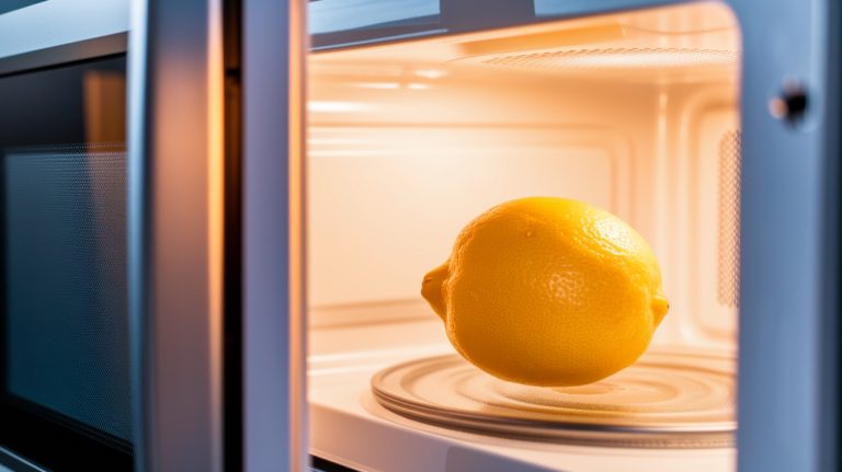 Citron dans micro onde
