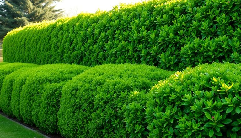 Créer une haie parfaite : le duo gagnant buis et houx pour un écran végétal sans entretien