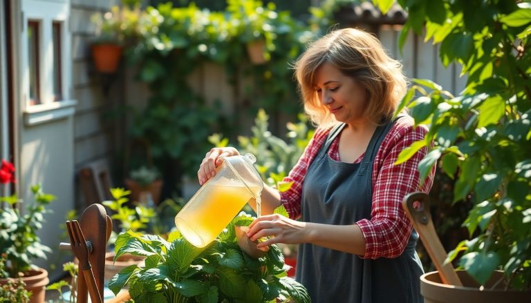 Elle garde l'eau de cuisson des œufs : ce qu'elle en fait dans le jardin change tout