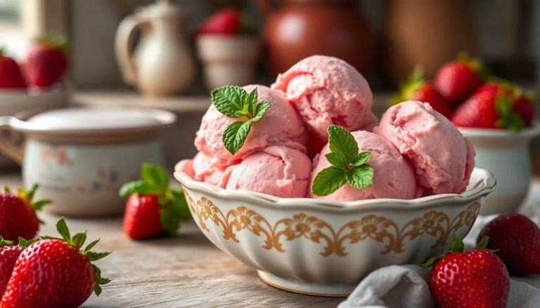 Glace à la fraise maison : recette facile et astuces pour un dessert glacé parfait