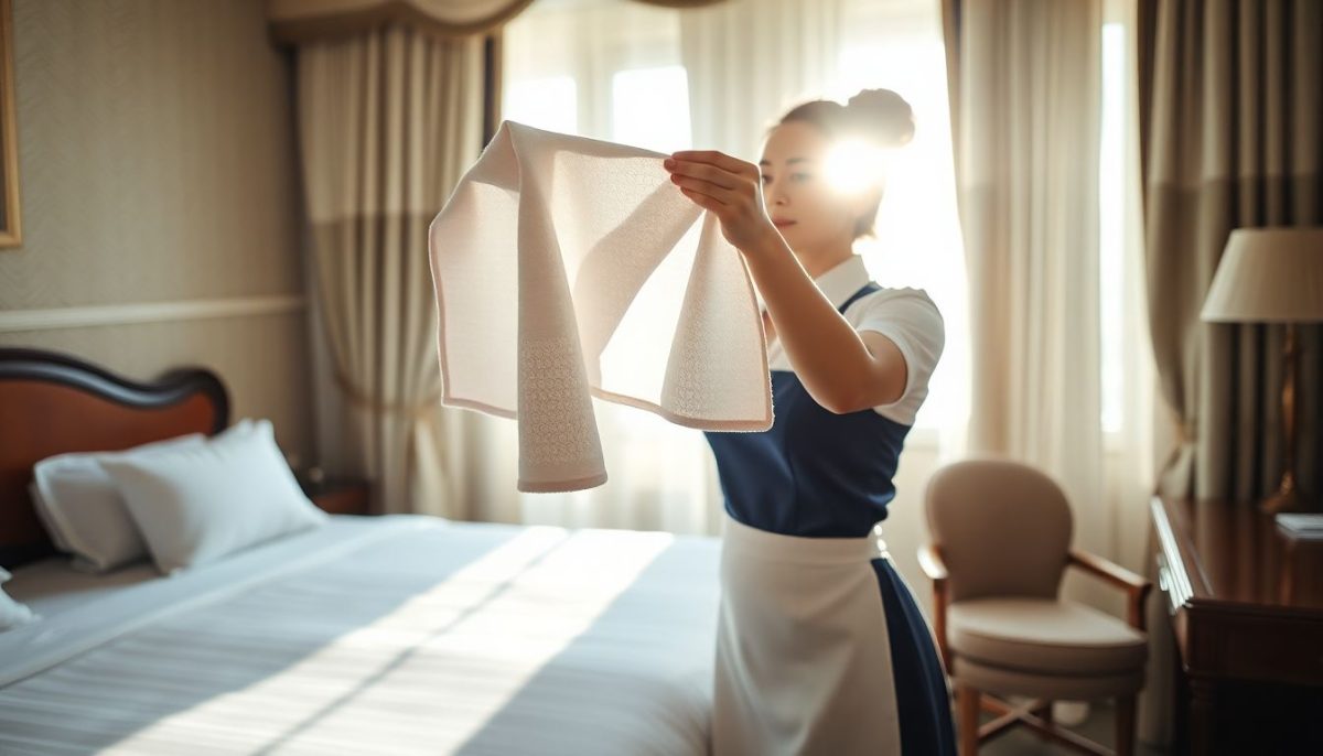 L'astuce secrète des femmes de ménage d'hôtels : comment rafraîchir une chambre avec une simple serviette mouillée