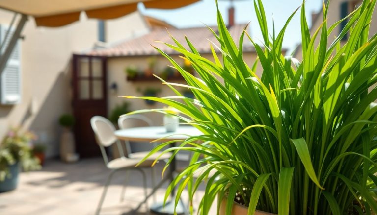 La citronnelle : cette plante en pot qui parfume votre terrasse et chasse les moustiques