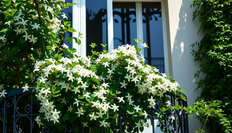 Le Jasmin étoilé : la plante idéale qui fleurit sans relâche pour parfumer balcons et terrasses