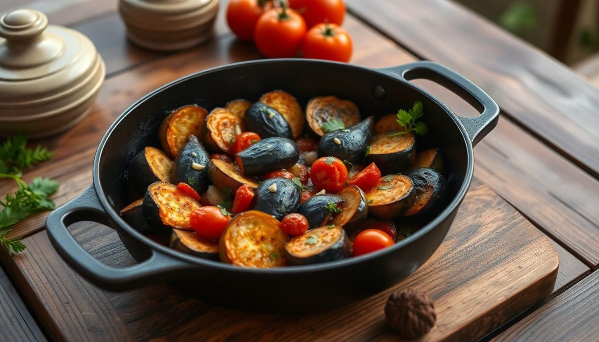 Poêlée d'aubergines et tomates à l'ail : le plat rustique qui transforme vos soirées d'été