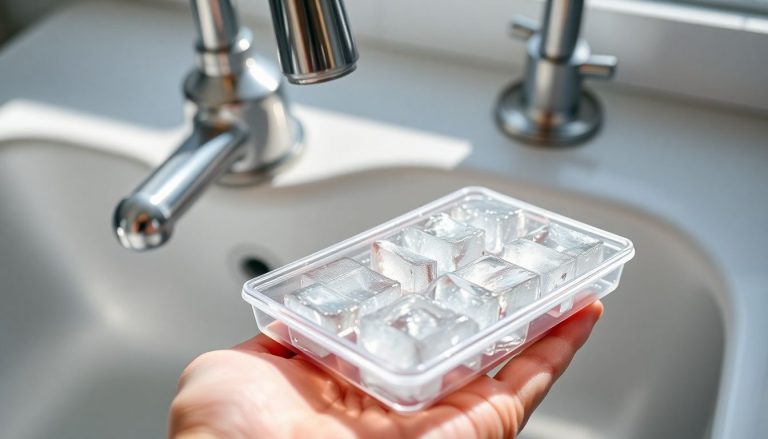 Vinaigre gelé en glaçons : la méthode révolutionnaire pour éliminer le calcaire de vos robinets