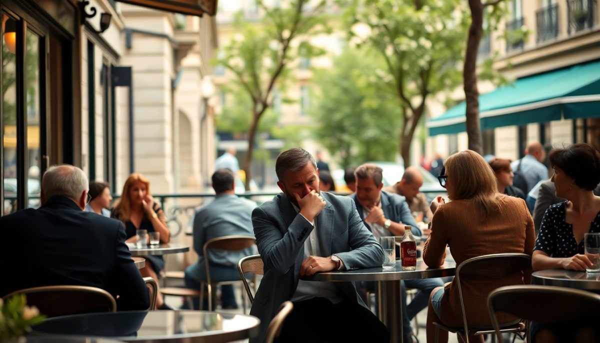 Ces gestes en terrasse qui révèlent votre anxiété sociale selon les psychologues