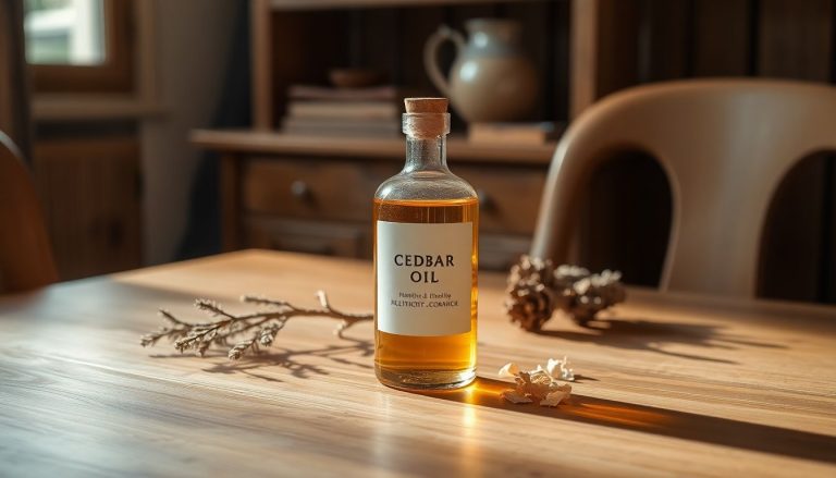 Cette huile naturelle empêche les insectes des meubles en bois : découvrez le pouvoir de l'huile de cèdre