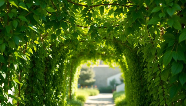 Cette plante grimpante transforme vos allées en oasis de fraîcheur sans que personne n'y pense