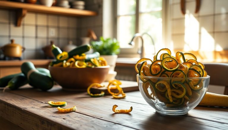 Depuis que je cuisine mes épluchures de courgette en chips, tout le monde en redemande