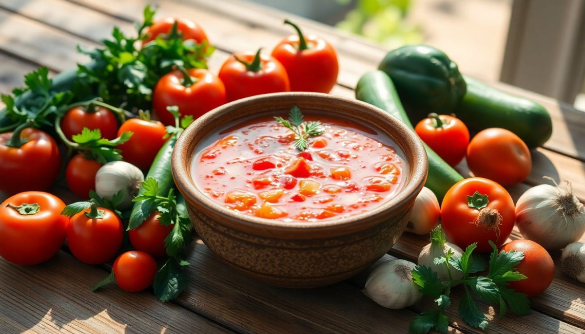 Gazpacho andalou express : cette soupe froide espagnole qui rafraîchit en 2 minutes chrono