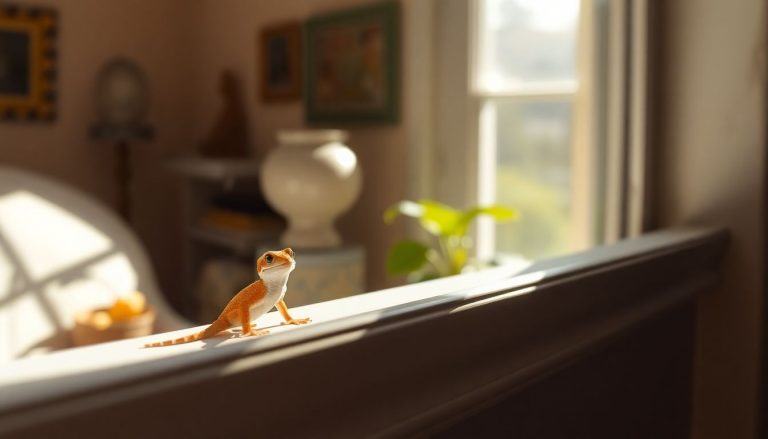 Gecko dans la maison : significations spirituelles et pratiques de cette visite surprise