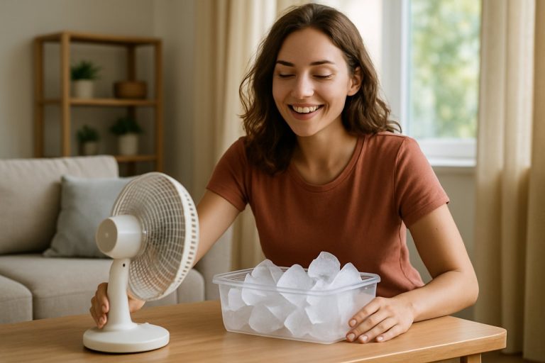 Voici comment de simples glaçons peuvent rafraîchir toute une pièce sans clim