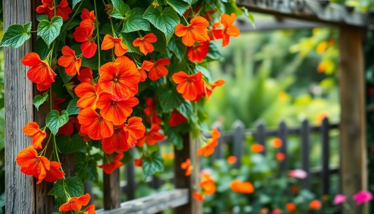 La capucine grimpante : cette fleur comestible qui transforme votre jardin jusqu'aux premières gelées