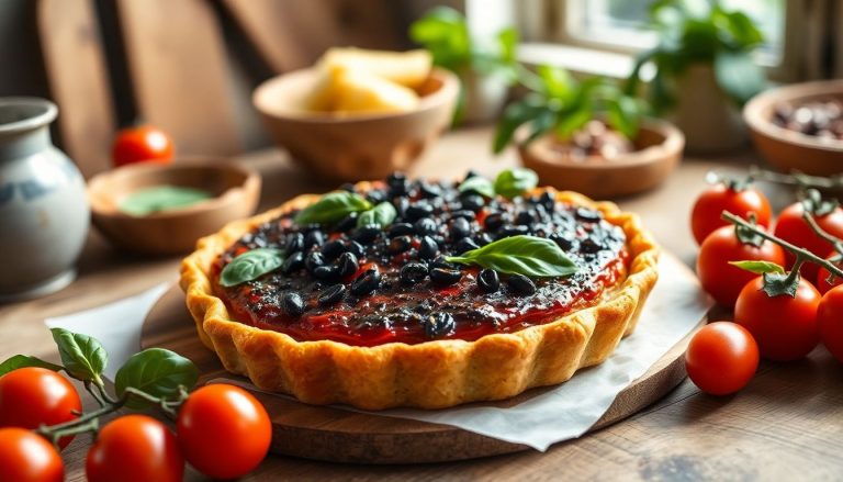 Ma tapenade transforme mes tartes à la tomate en chef-d'œuvre culinaire que tout le monde adore