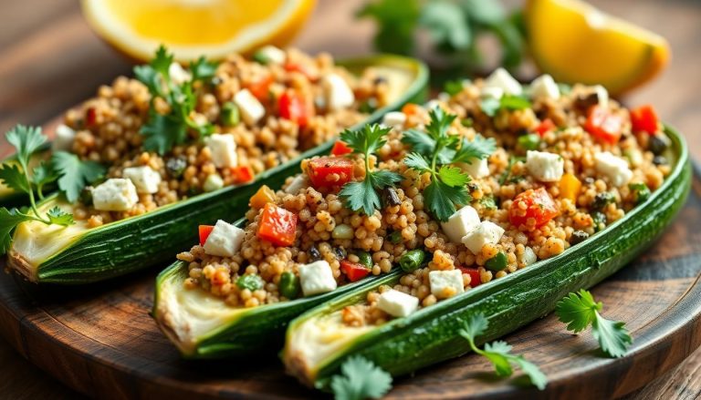 Marre du gratin de courgettes ? Découvrez cette recette de courgettes farcies au quinoa et feta qui va révolutionner vos repas