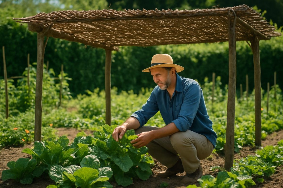 Les secrets oubliés : comment nos ancêtres créaient naturellement ombre et fraîcheur au potager