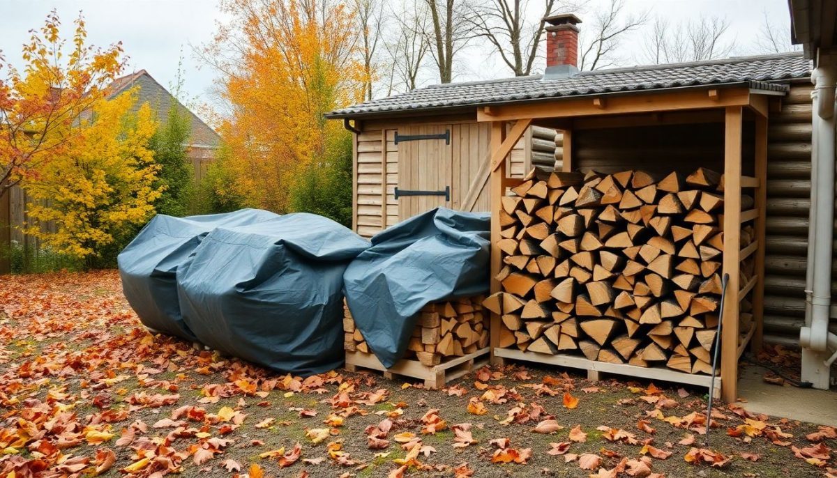 Comment protéger votre bois de chauffage et vos pellets avant les pluies d'automne : 3 stratégies infaillibles