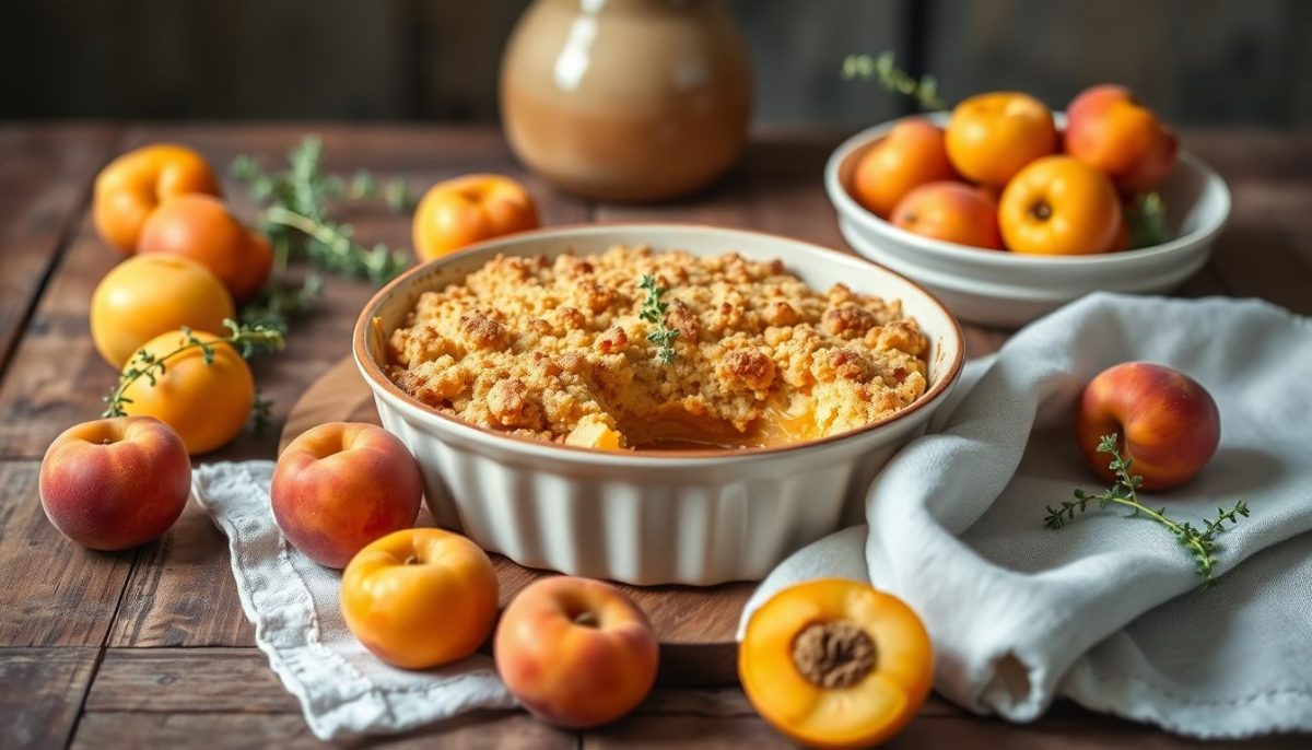 Crumble croquant à l'abricot et thym citronné : la recette qui révolutionne vos desserts d'été