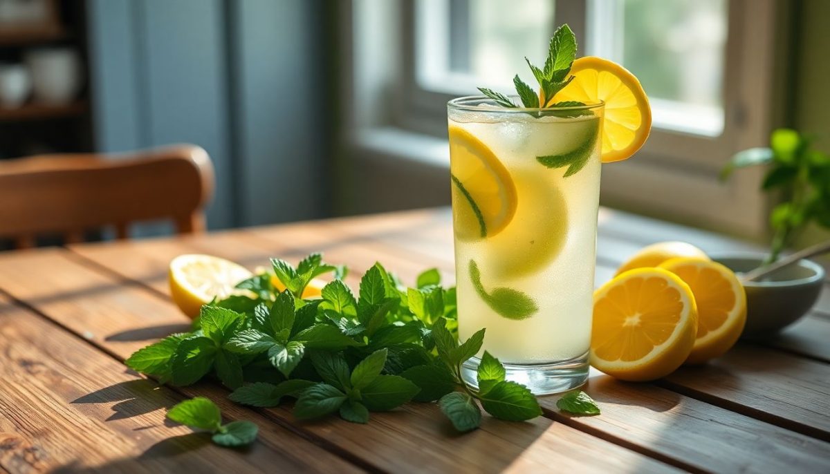 La limonade à la menthe : le secret ancestral pour combattre la fatigue naturellement