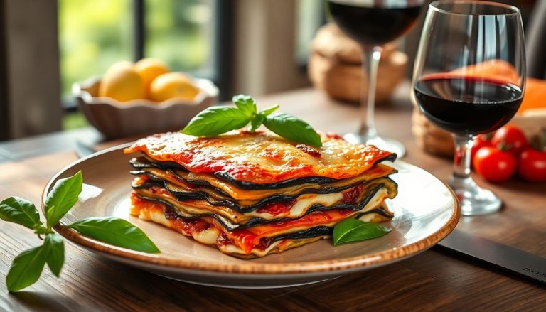 Lasagnes végétariennes aux aubergines, ricotta et tomates confites : la recette qui va révolutionner vos dîners