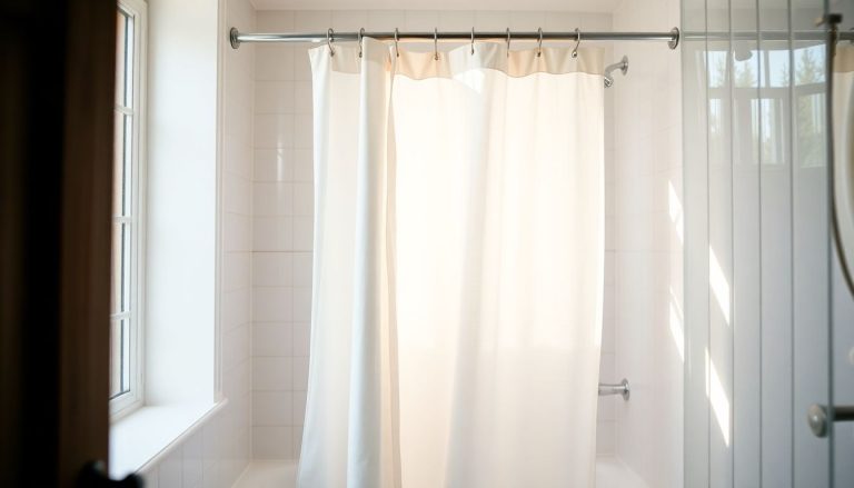 Le geste simple qui prolongera la vie de votre rideau de douche de plusieurs années