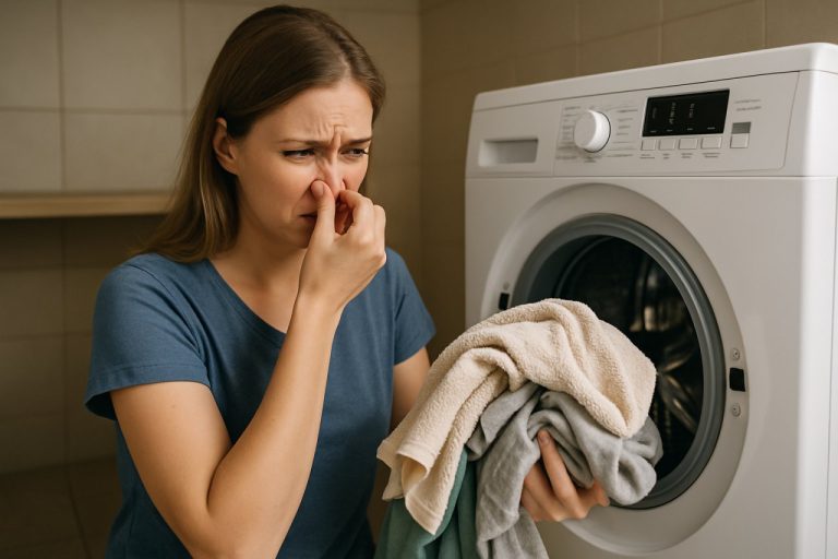 Pourquoi votre linge sent mauvais même en sortant de la machine : l'erreur à corriger